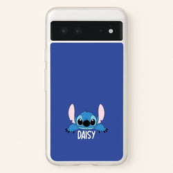 Blue Alien - Personalised Disney  - Disney Phone Case for Google Pixel 6