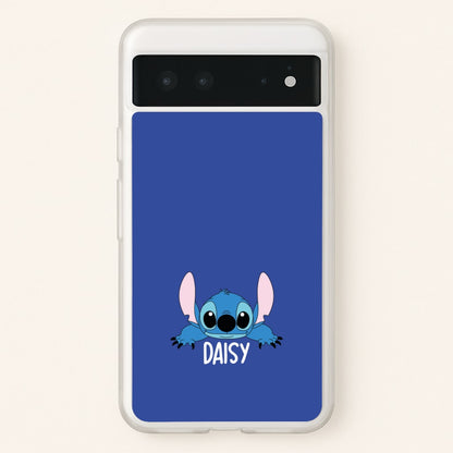 Blue Alien - Personalised Disney  - Disney Phone Case for Google Pixel 6