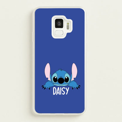 Blue Alien - Personalised Disney  - Disney Phone Case for Galaxy S9