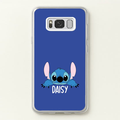 Blue Alien - Personalised Disney  - Disney Phone Case for Galaxy S8 Plus
