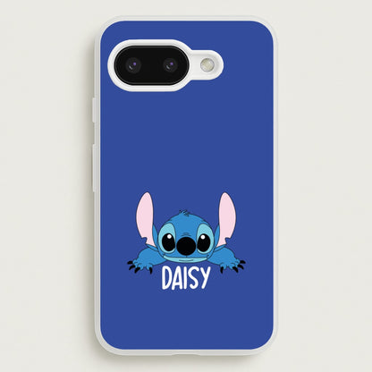 Blue Alien - Personalised Disney  - Disney Phone Case for Google Pixel 9a