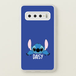 Blue Alien - Personalised Disney  - Disney Phone Case for Galaxy S10 Plus