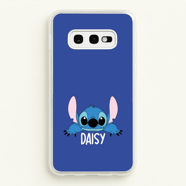 Blue Alien - Personalised Disney  - Disney Phone Case for Galaxy S10e