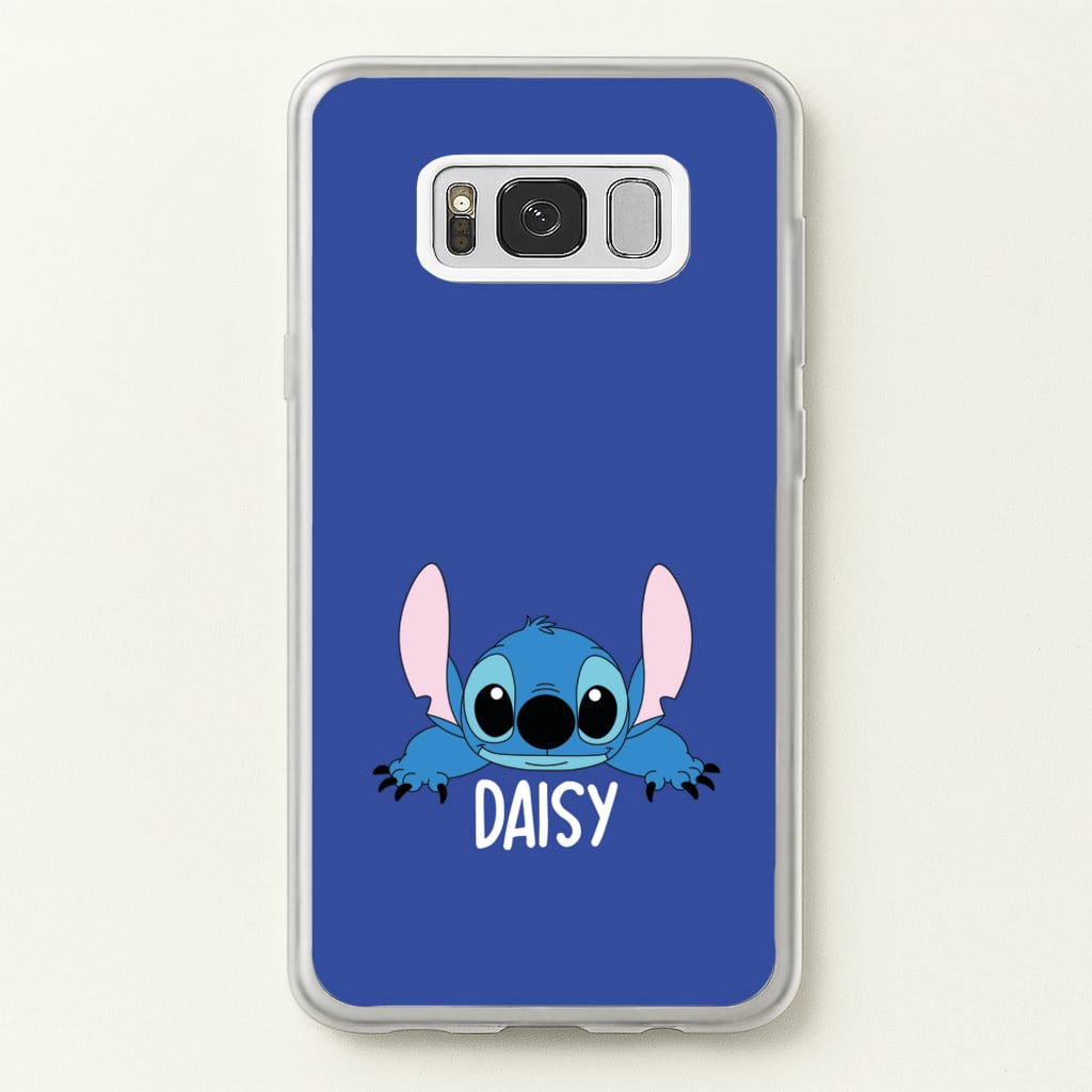 Blue Alien - Personalised Disney  - Disney Phone Case for Galaxy S8