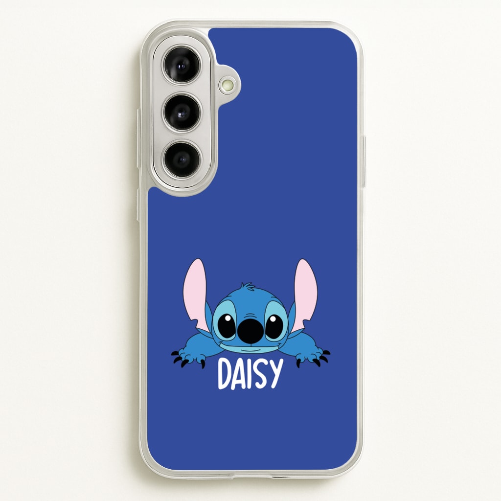 Blue Alien - Personalised Disney  - Disney Phone Case for Galaxy A56
