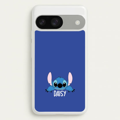 Blue Alien - Personalised Disney  - Disney Phone Case for Google Pixel 9 / 9 Pro