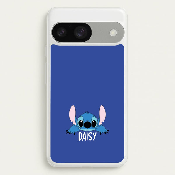 Blue Alien - Personalised Disney  - Disney Phone Case for Google Pixel 9 / 9 Pro