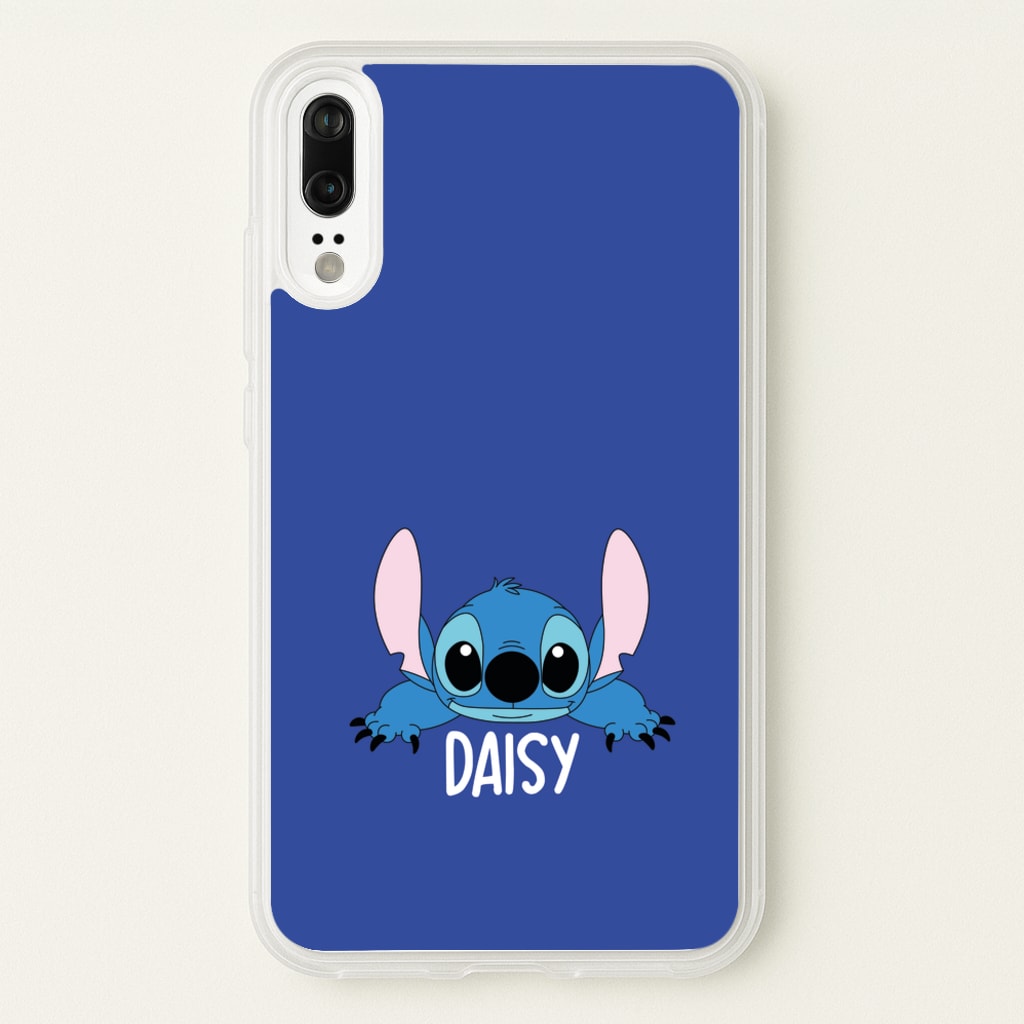 Blue Alien - Personalised Disney  - Disney Phone Case for Huawei P20