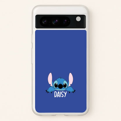 Blue Alien - Personalised Disney  - Disney Phone Case for Google Pixel 8 Pro