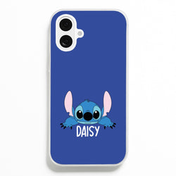 Blue Alien - Personalised Disney  - Disney Phone Case for iPhone 16 Plus