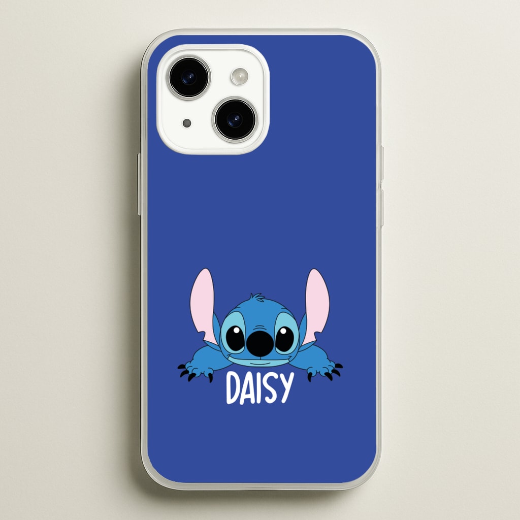 Blue Alien - Personalised Disney  - Disney Phone Case for iPhone 14