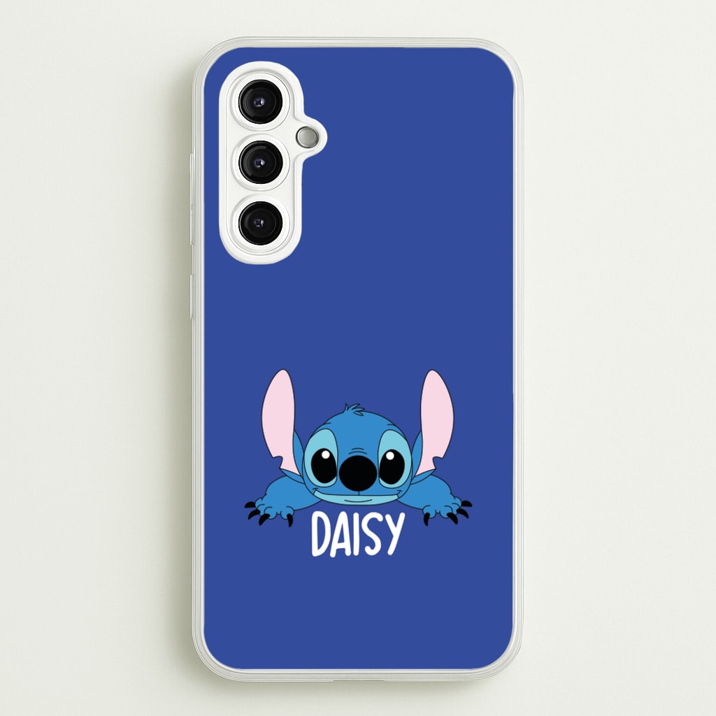 Blue Alien - Personalised Disney  - Disney Phone Case for Galaxy A14