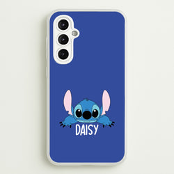 Blue Alien - Personalised Disney  - Disney Phone Case for Galaxy A14