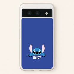 Blue Alien - Personalised Disney  - Disney Phone Case for Google Pixel 8a