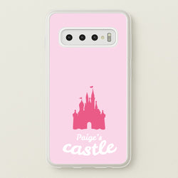 Fairytale Castle - Personalised Fairytale  - Disney Phone Case for Galaxy S10