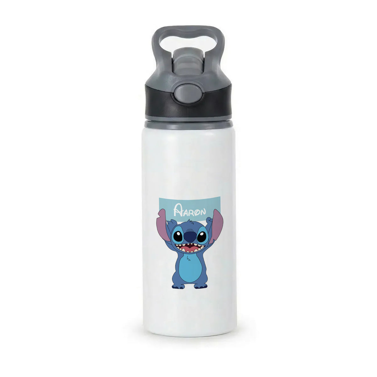 Standing Blue Alien - Personalised Disney Active Water Bottle