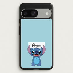 Standing Blue Alien - Personalised Disney  - Disney Phone Case for Google Pixel 9 / 9 Pro