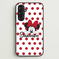 Minnie Mouse - Personalised Fairytale  - Disney Phone Case for Galaxy S23FE