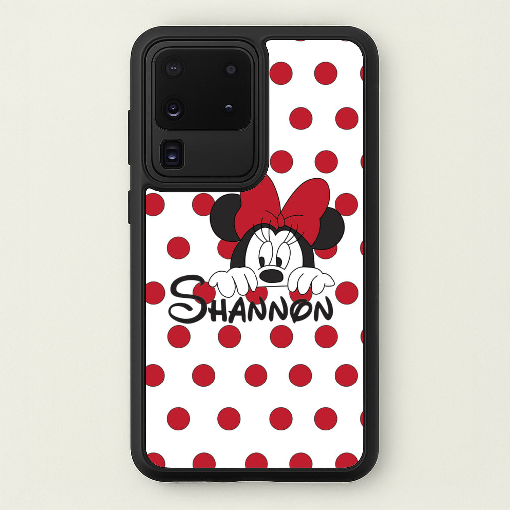 Minnie Mouse - Personalised Fairytale  - Disney Phone Case for Galaxy S20 Ultra