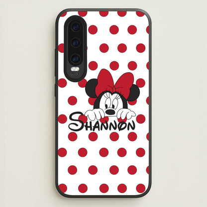 Minnie Mouse - Personalised Fairytale  - Disney Phone Case for Huawei P30
