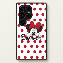 Minnie Mouse - Personalised Fairytale  - Disney Phone Case for Galaxy S24 Ultra