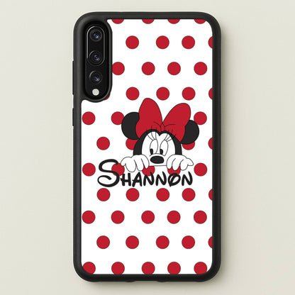 Minnie Mouse - Personalised Fairytale  - Disney Phone Case for Huawei P20 Pro