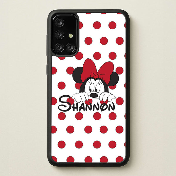 Minnie Mouse - Personalised Fairytale  - Disney Phone Case for Galaxy A71