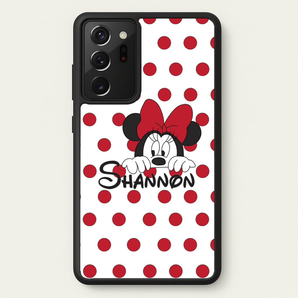 Minnie Mouse - Personalised Fairytale  - Disney Phone Case for Galaxy Note 20 Ultra