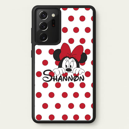 Minnie Mouse - Personalised Fairytale  - Disney Phone Case for Galaxy Note 20 Ultra