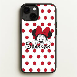 Minnie Mouse - Personalised Fairytale  - Disney Phone Case for iPhone 13 Mini