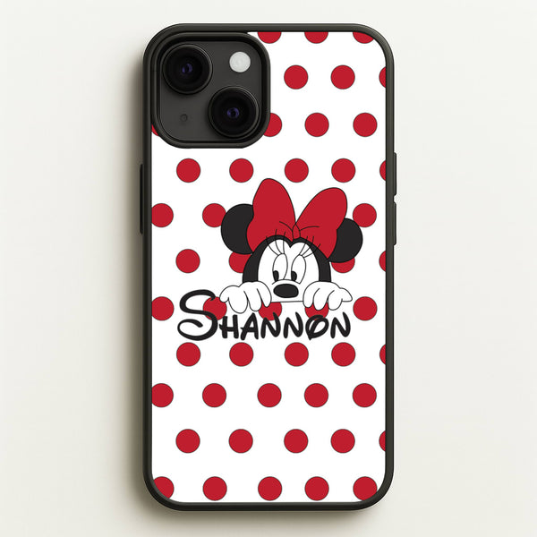 Minnie Mouse - Personalised Fairytale  - Disney Phone Case for iPhone 13 Mini