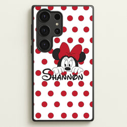 Minnie Mouse - Personalised Fairytale  - Disney Phone Case for Galaxy S25 Ultra