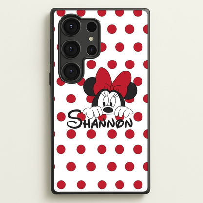 Minnie Mouse - Personalised Fairytale  - Disney Phone Case for Galaxy S25 Ultra