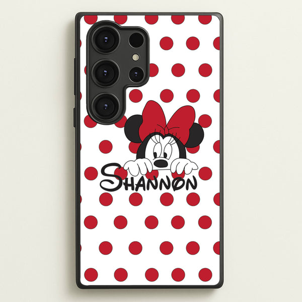 Minnie Mouse - Personalised Fairytale  - Disney Phone Case for Galaxy S25 Ultra