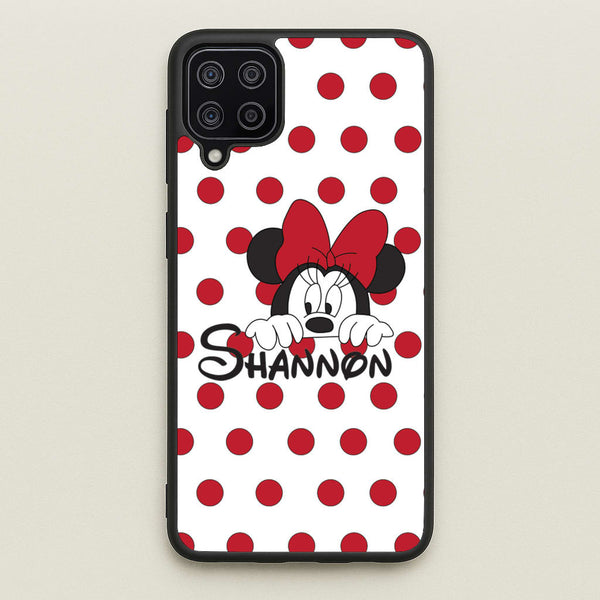 Minnie Mouse - Personalised Fairytale  - Disney Phone Case for Galaxy A12