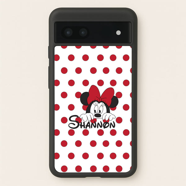 Minnie Mouse - Personalised Fairytale  - Disney Phone Case for Google Pixel 6a