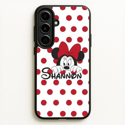 Minnie Mouse - Personalised Fairytale  - Disney Phone Case for Galaxy A56