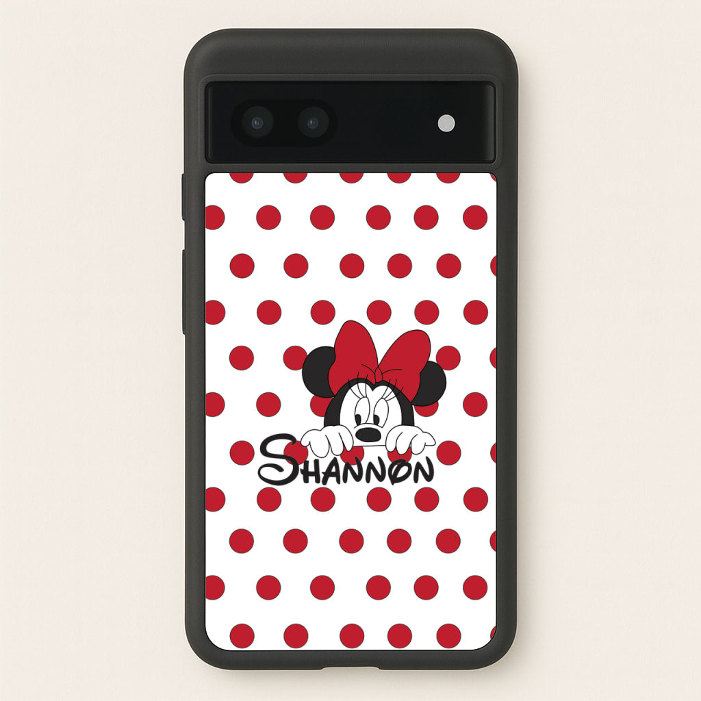 Minnie Mouse - Personalised Fairytale  - Disney Phone Case for Google Pixel 7a