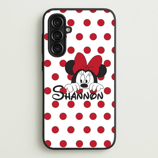 Minnie Mouse - Personalised Fairytale  - Disney Phone Case for Galaxy A16