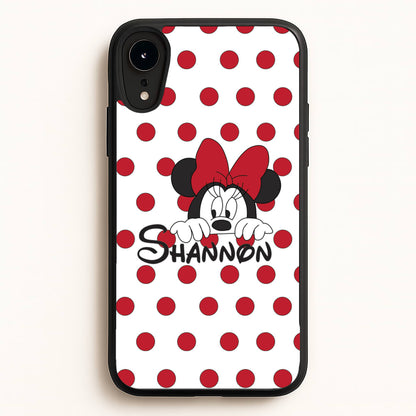 Minnie Mouse - Personalised Fairytale  - Disney Phone Case for iPhone XR