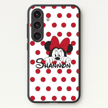 Minnie Mouse - Personalised Fairytale  - Disney Phone Case for Galaxy S25 Plus