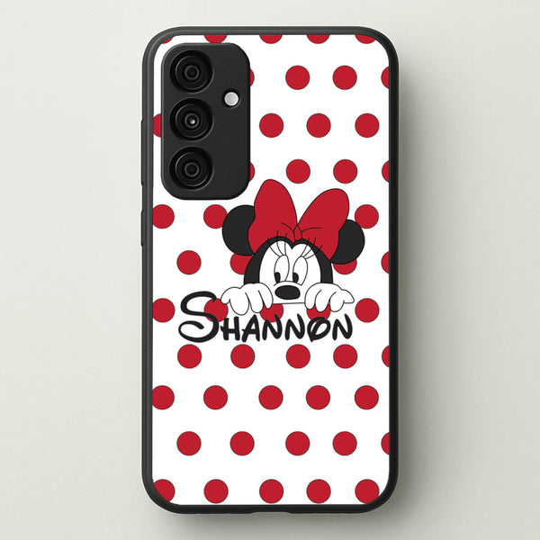 Minnie Mouse - Personalised Fairytale  - Disney Phone Case for Galaxy A15