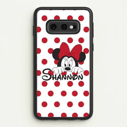 Minnie Mouse - Personalised Fairytale  - Disney Phone Case for Galaxy S10e