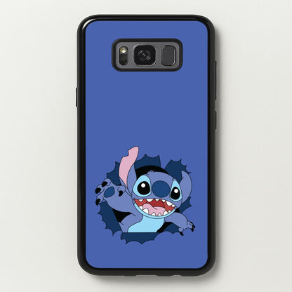 Torn Blue Alien  - Disney Phone Case for Galaxy S8 Plus
