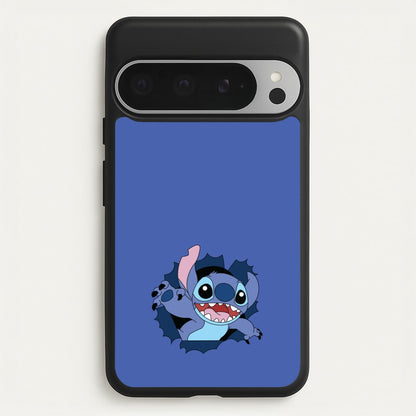 Torn Blue Alien  - Disney Phone Case for Google Pixel 9 Pro XL