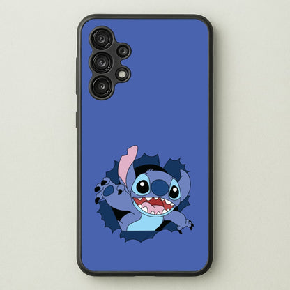 Torn Blue Alien  - Disney Phone Case for Galaxy A13