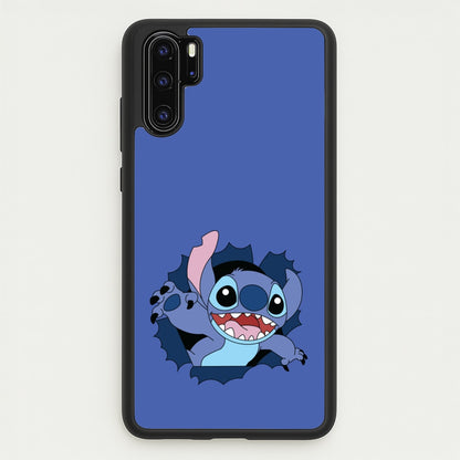 Torn Blue Alien  - Disney Phone Case for Huawei P30 Pro