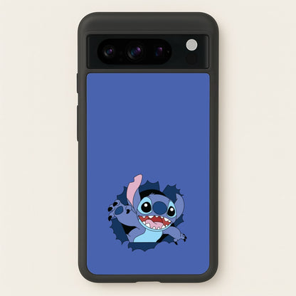 Torn Blue Alien  - Disney Phone Case for Google Pixel 8 Pro
