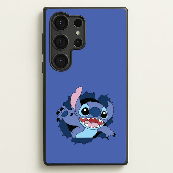Torn Blue Alien  - Disney Phone Case for Galaxy S25 Ultra