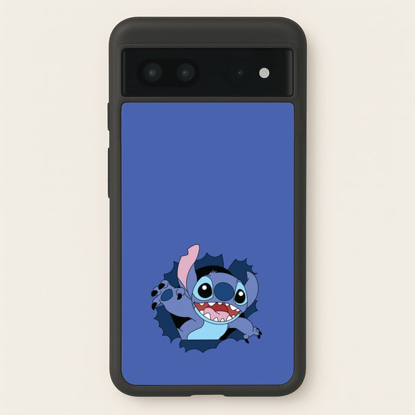 Torn Blue Alien  - Disney Phone Case for Google Pixel 7